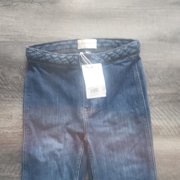 Frame Braided Crop Mini Boot Jeans Size 24 $258 - Picture 4 of 5